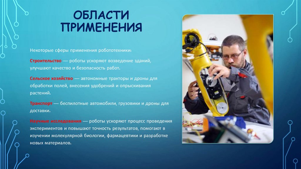 Области применения