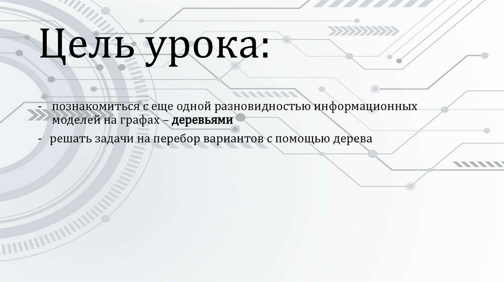 Цель урока: