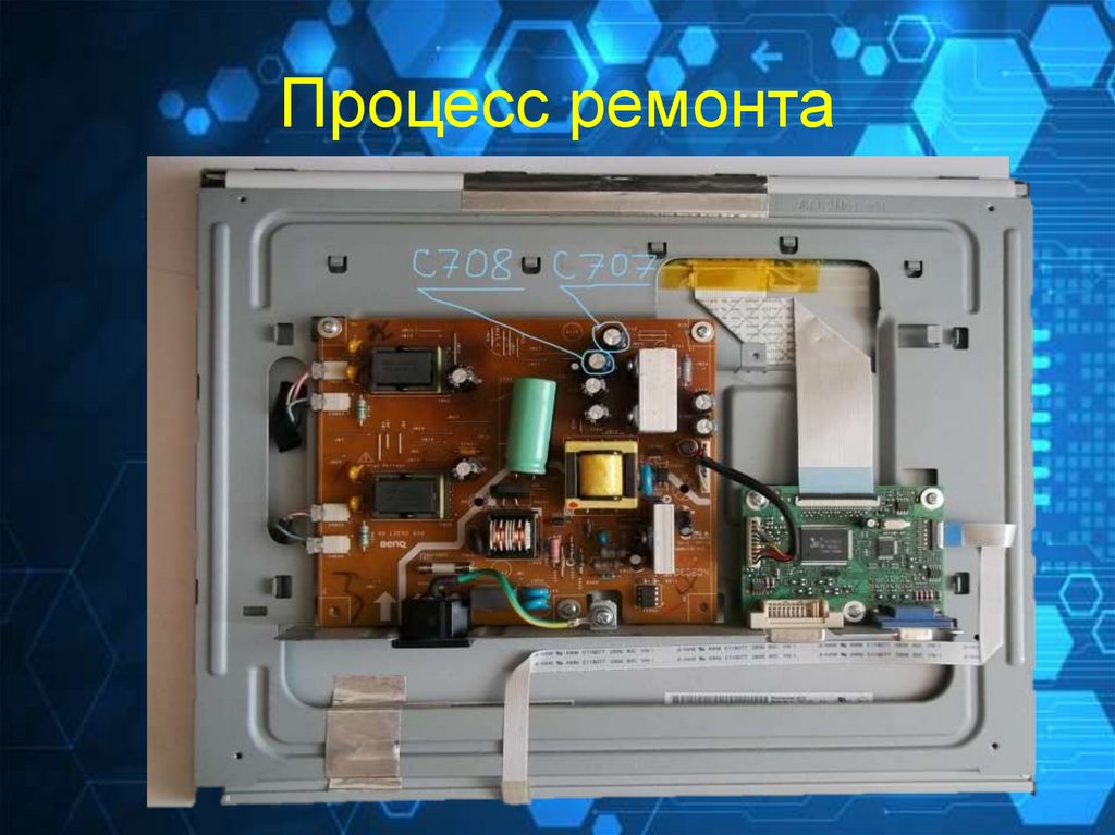 Процесс ремонта