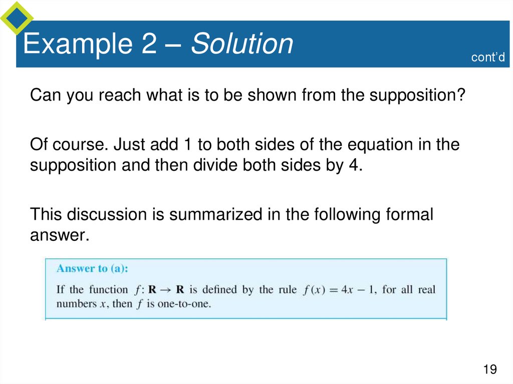 Example 2 – Solution
