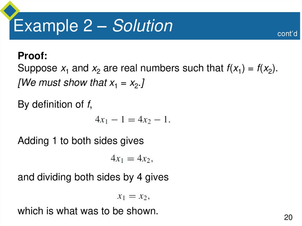 Example 2 – Solution