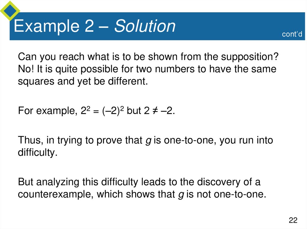 Example 2 – Solution