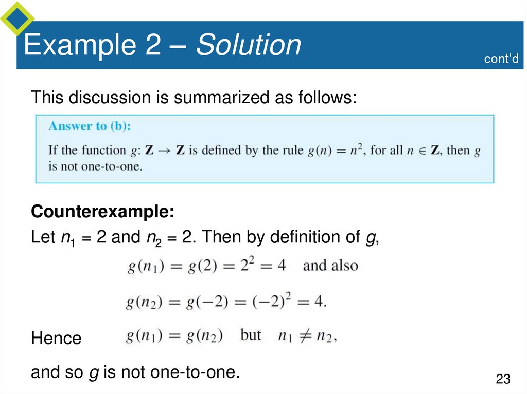 Example 2 – Solution