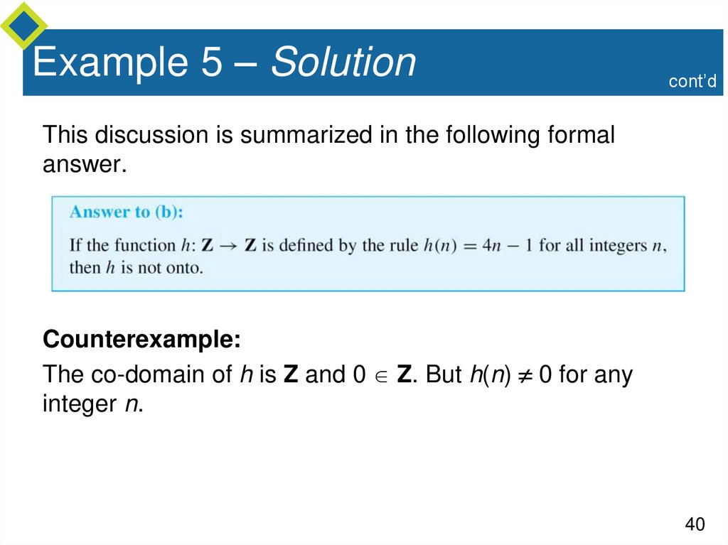 Example 5 – Solution