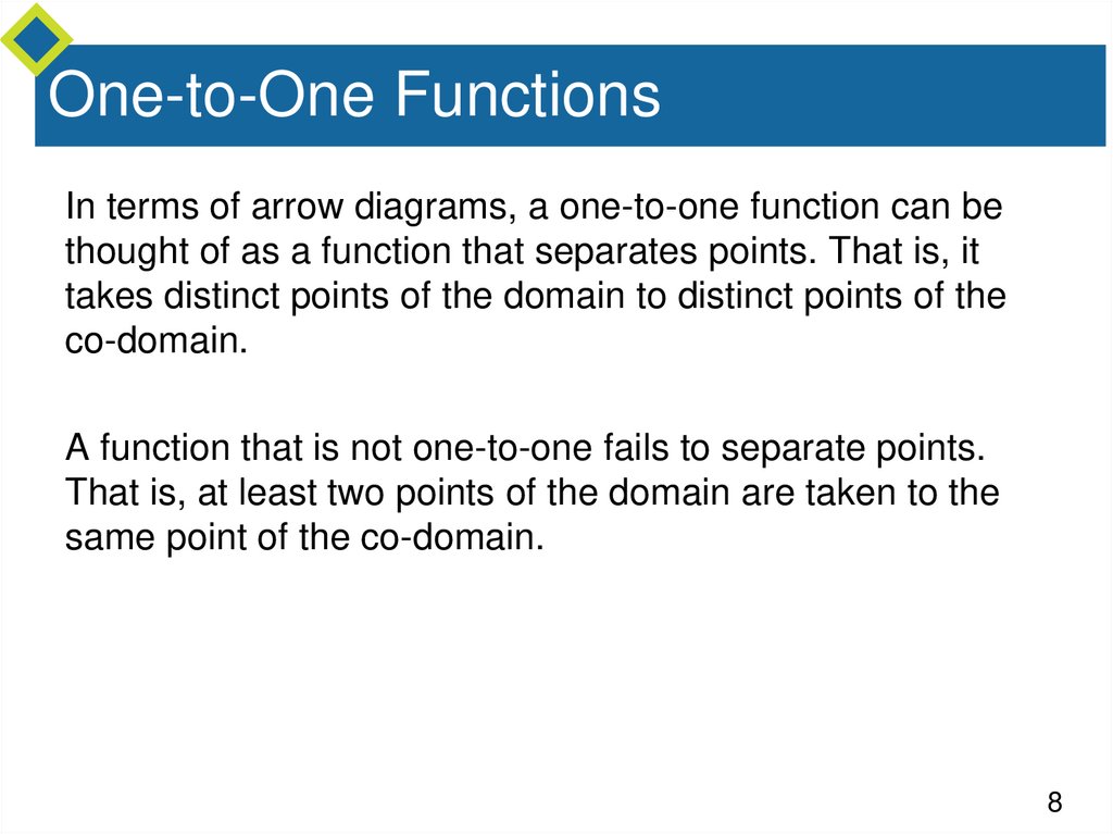 One-to-One Functions