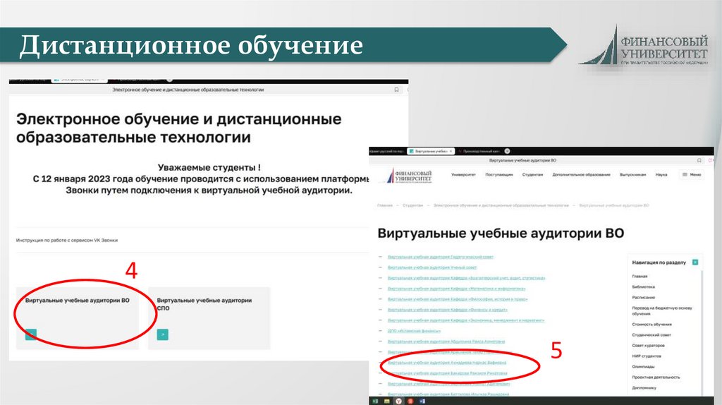 Дистанционное обучение