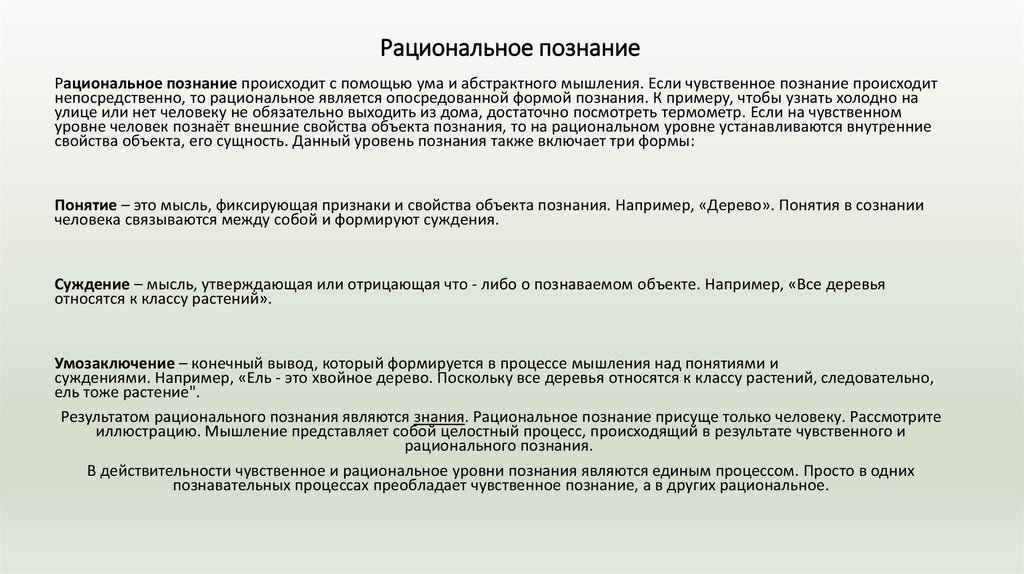 Рациональное познание