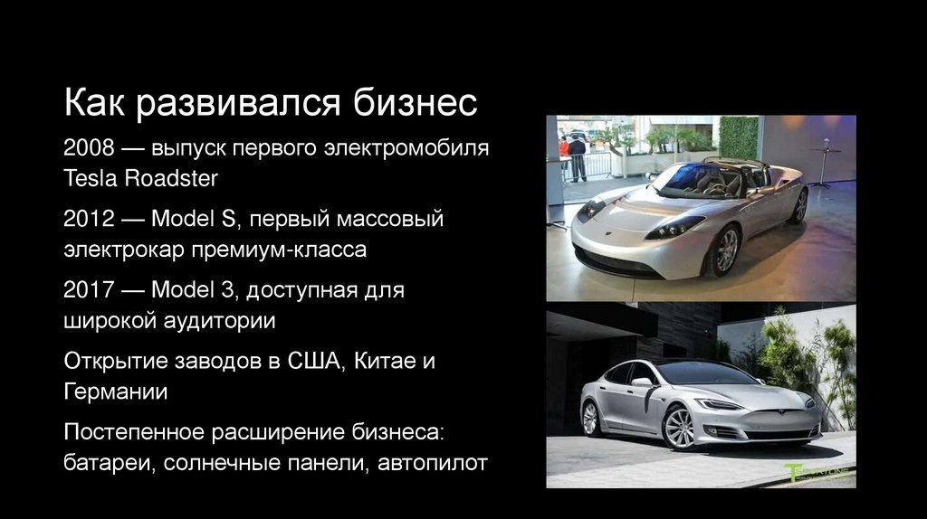 Как развивался бизнес