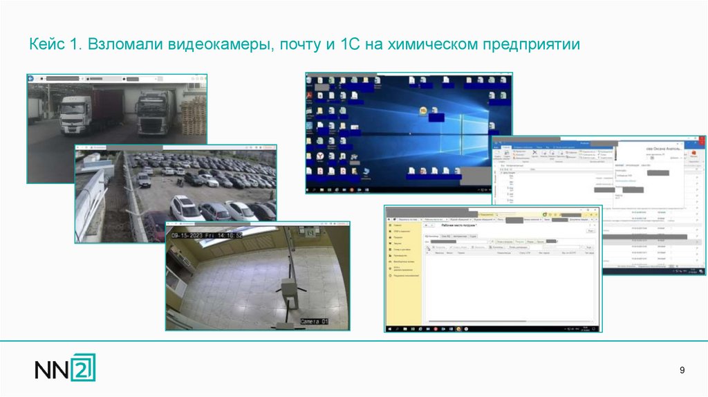 Кейс 1. Взломали видеокамеры, почту и 1С на химическом предприятии