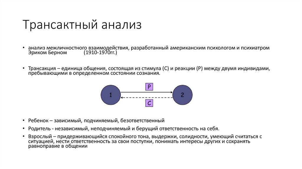 Трансактный анализ