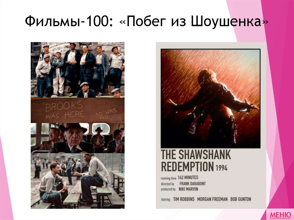Фильмы-100: «Побег из Шоушенка»