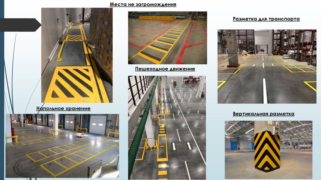 Места не загромождения