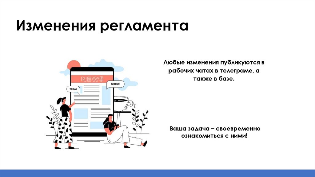 Изменения регламента