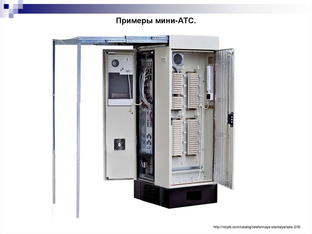 Примеры мини-АТС.
