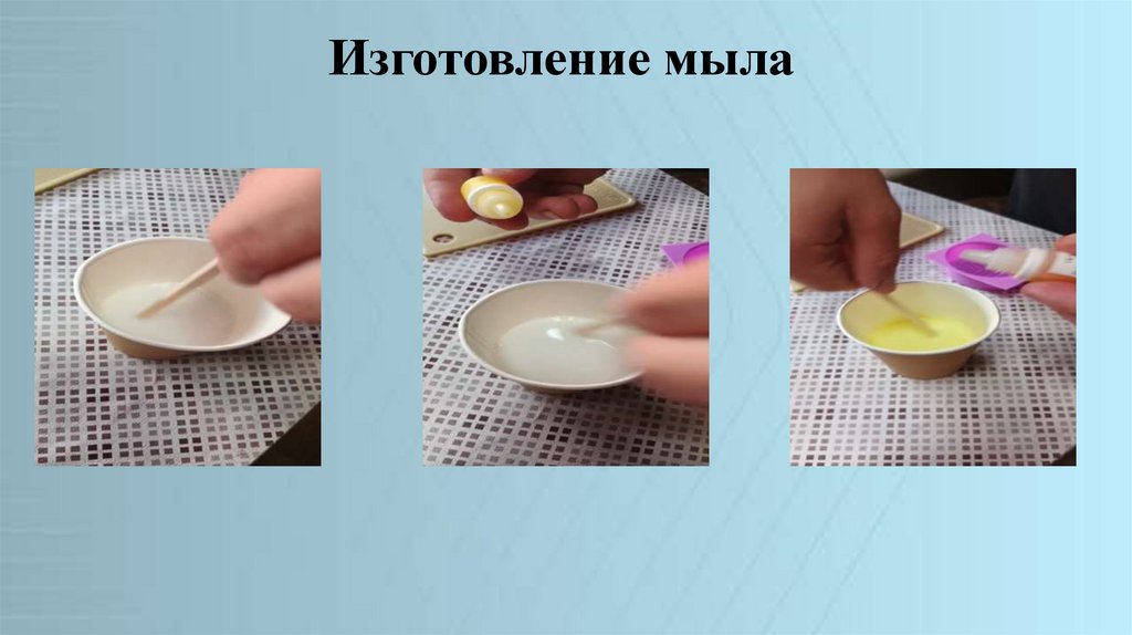 Изготовление мыла