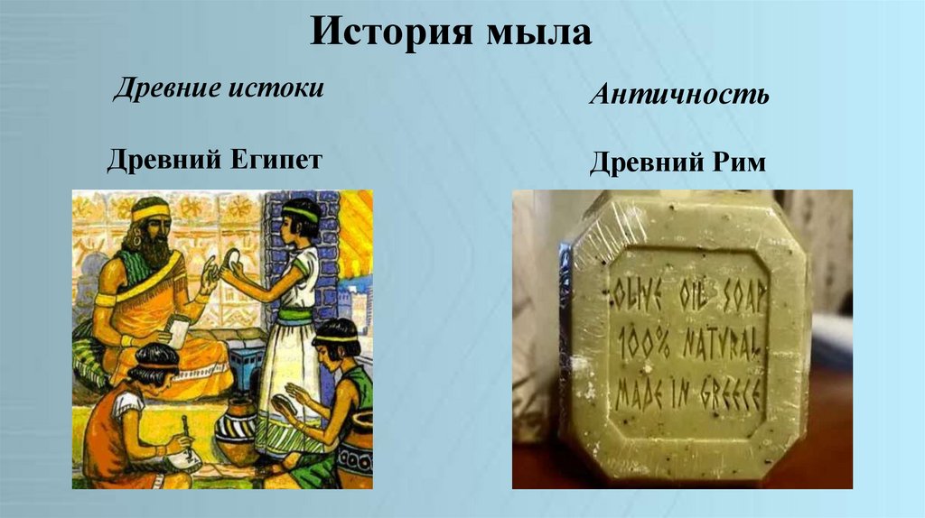 История мыла