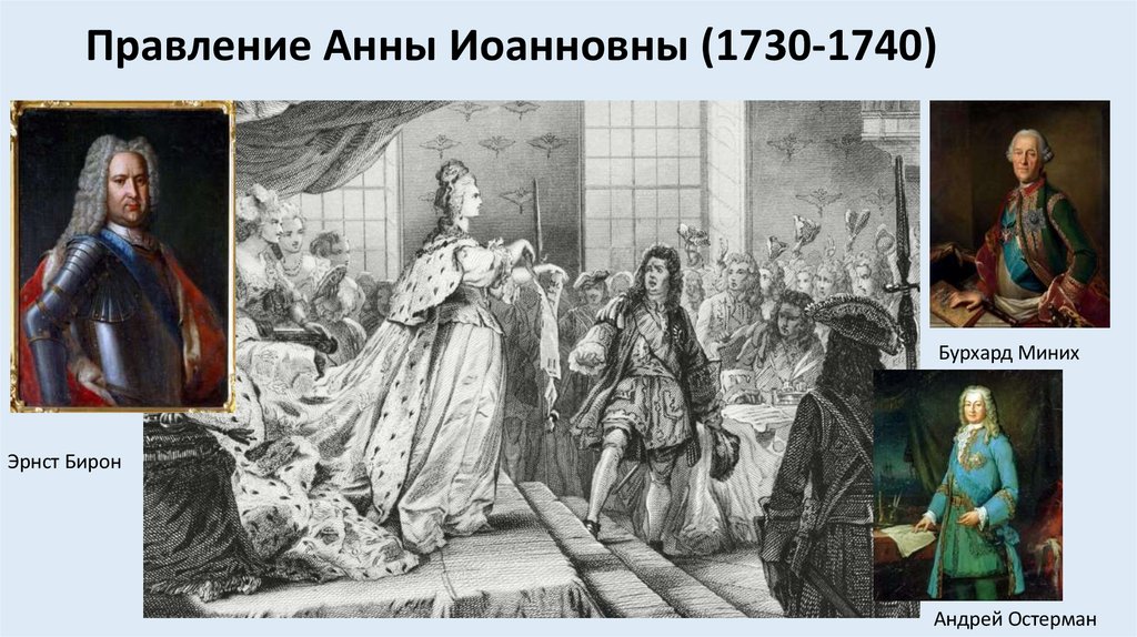 Правление Анны Иоанновны (1730-1740)