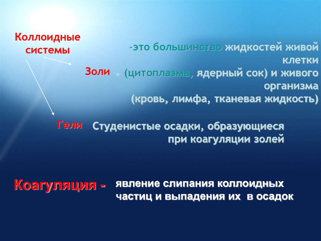 Коагуляция -