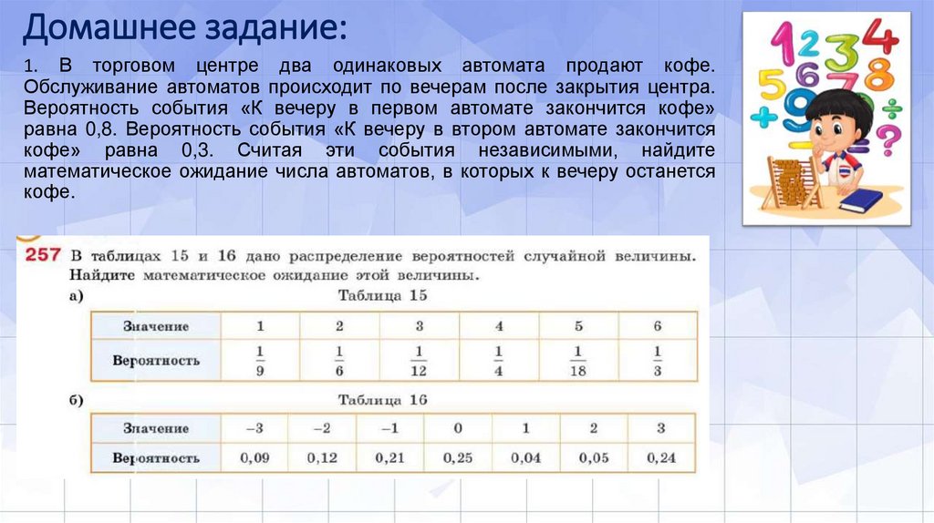 Домашнее задание: