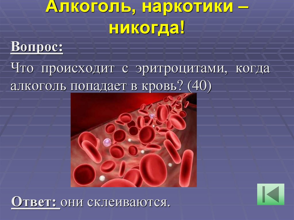 Алкоголь, наркотики – никогда!