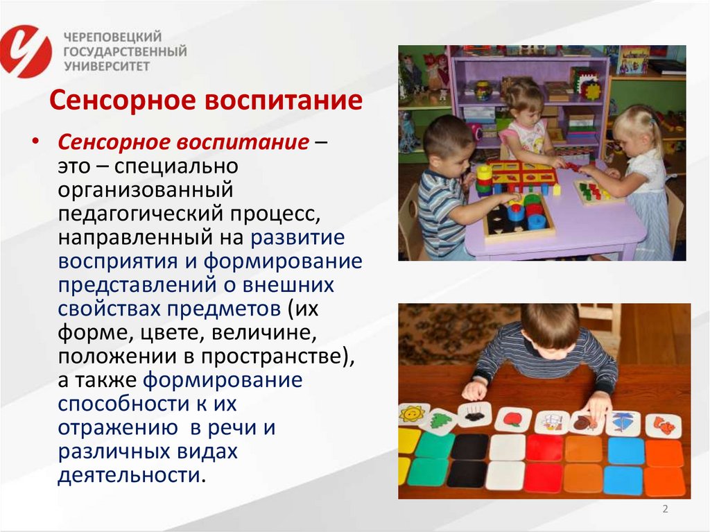 Сенсорное воспитание