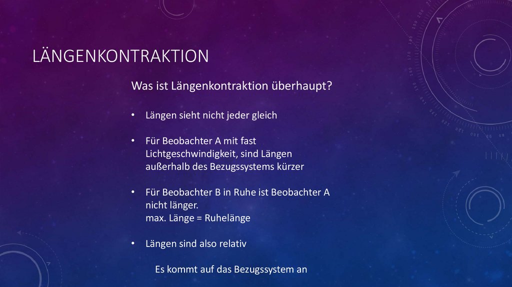 längenkontraktion