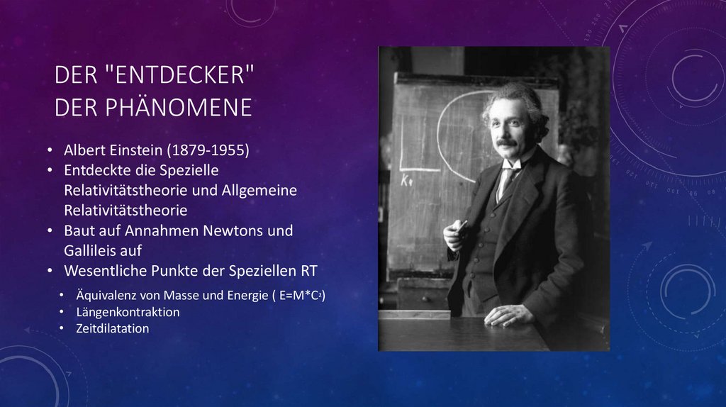 Der "entdecker" der phänomene