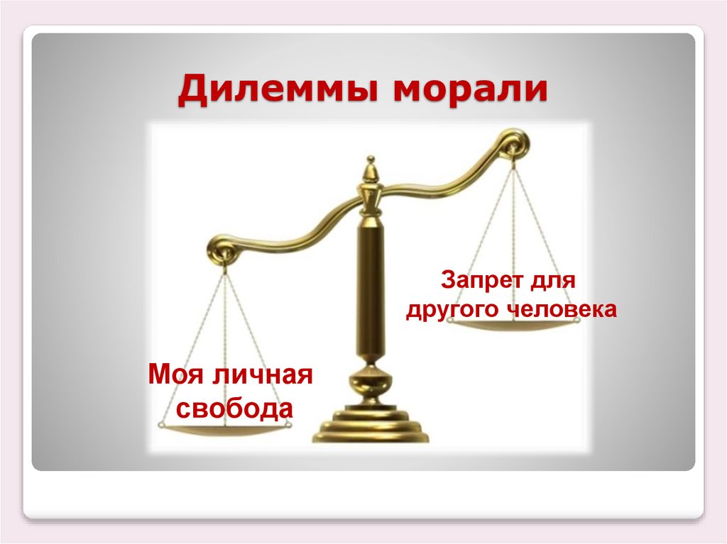 Дилеммы морали