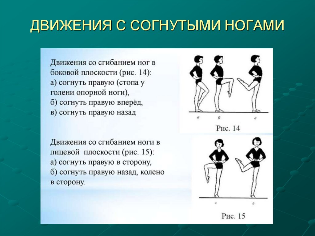 ДВИЖЕНИЯ С СОГНУТЫМИ НОГАМИ