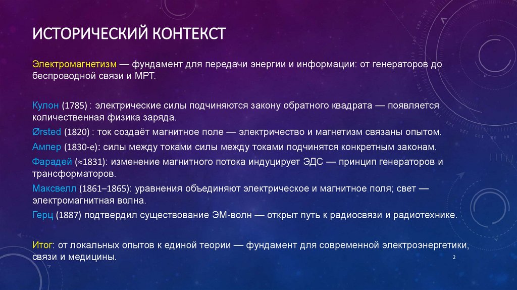 исторический контекст