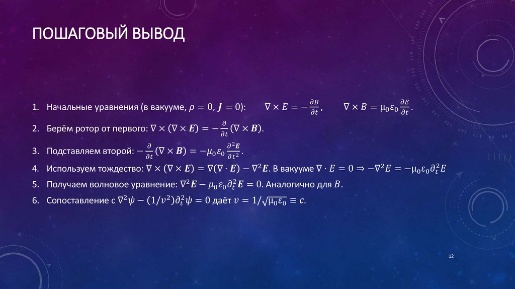 Пошаговый вывод