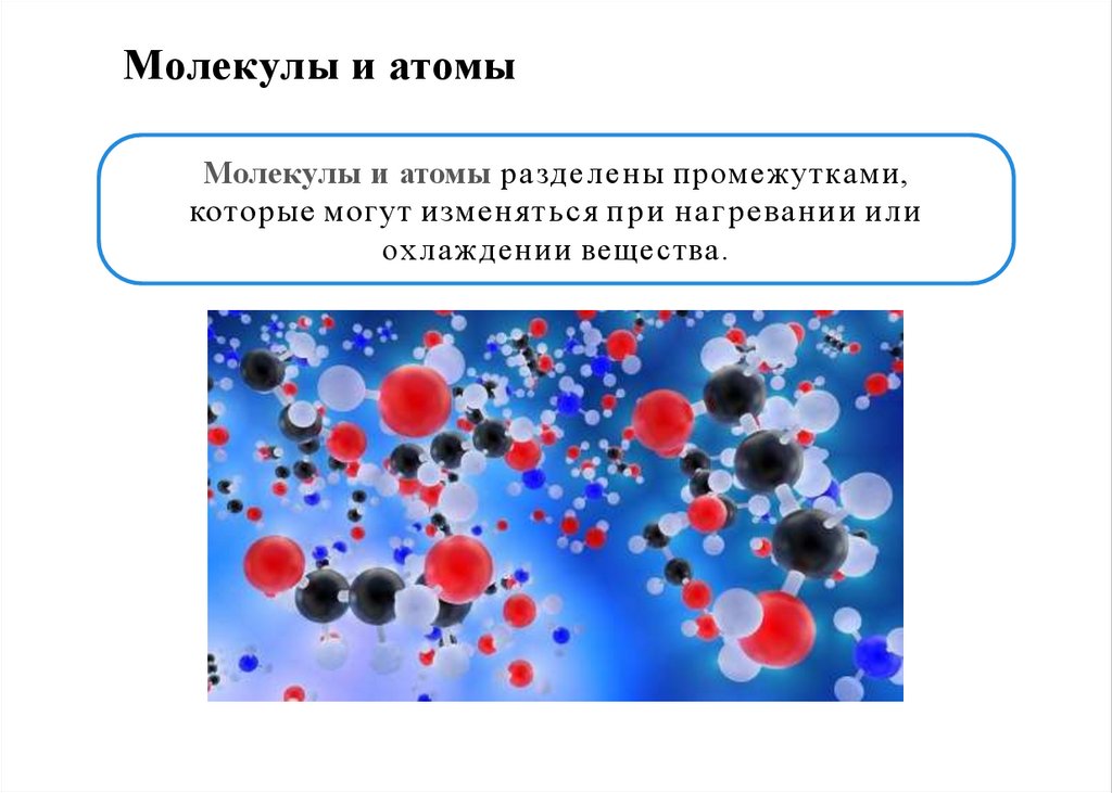 Молекулы и атомы