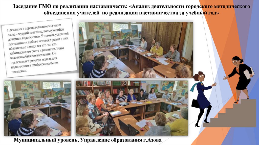 Заседание ГМО по реализации наставничеств: «Анализ деятельности городского методического объединения учителей по реализации