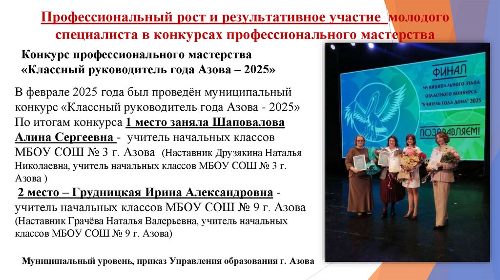 Конкурс профессионального мастерства «Классный руководитель года Азова – 2025»