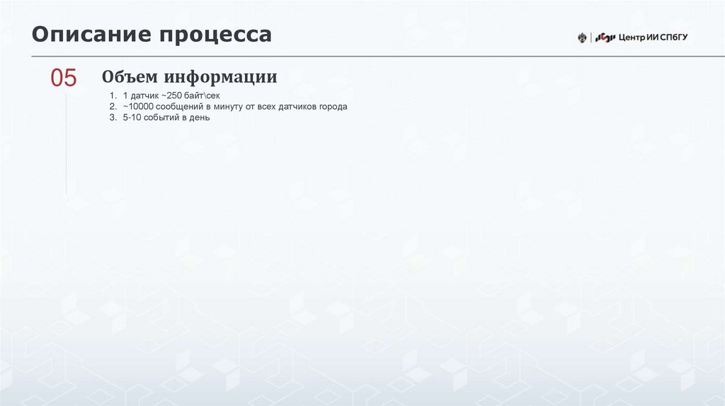 Описание процесса