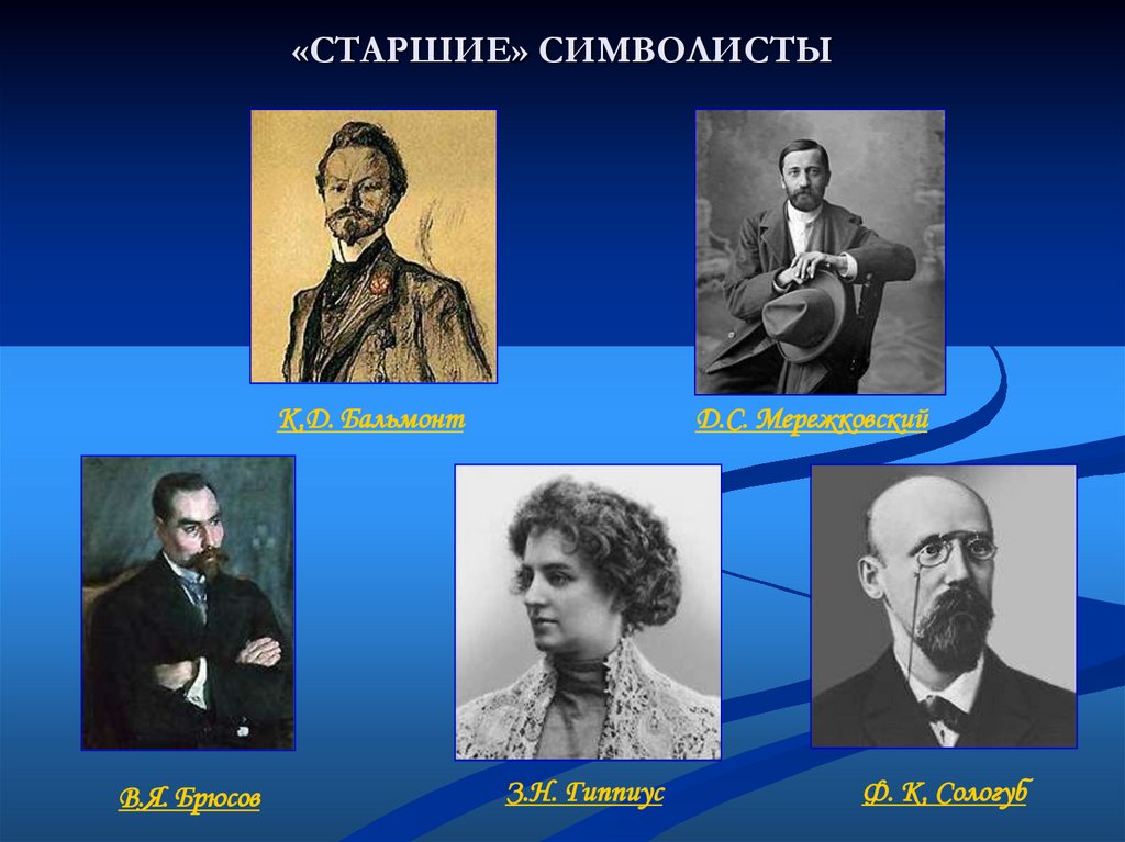 «СТАРШИЕ» СИМВОЛИСТЫ
