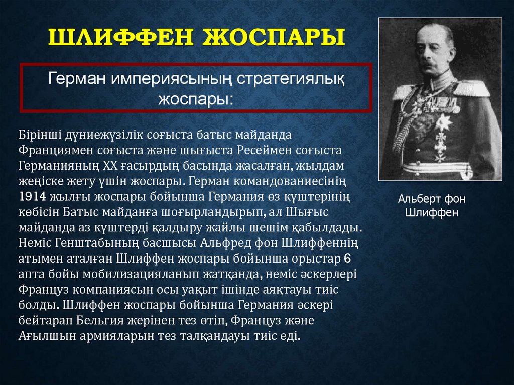 Шлиффен жоспары