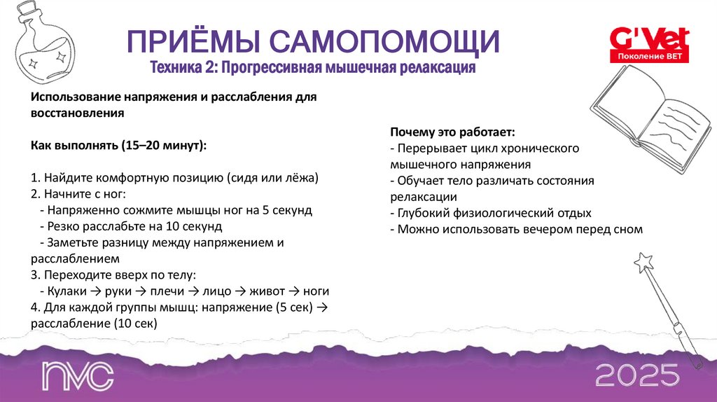 ПРИЁМЫ САМОПОМОЩИ