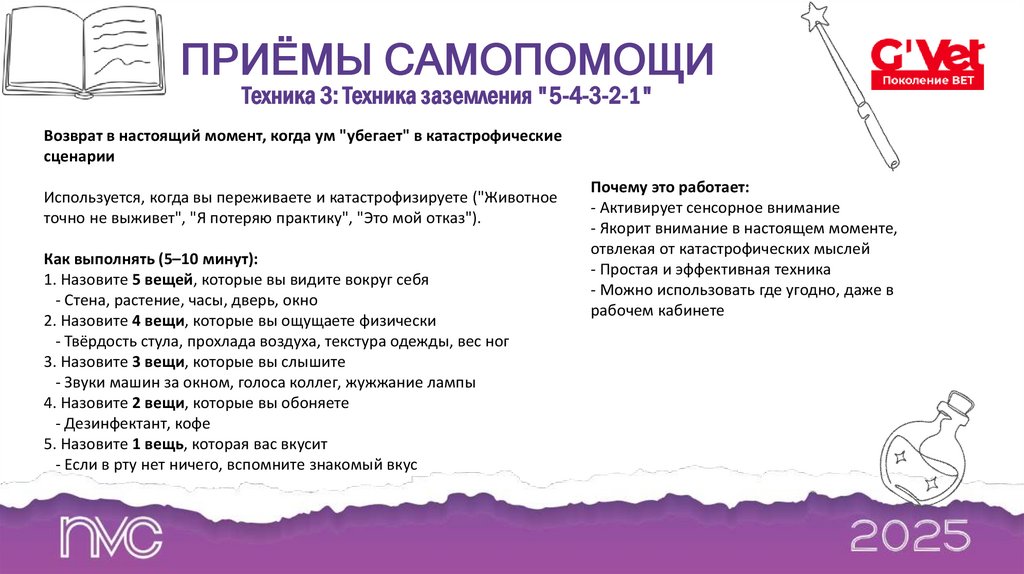 ПРИЁМЫ САМОПОМОЩИ