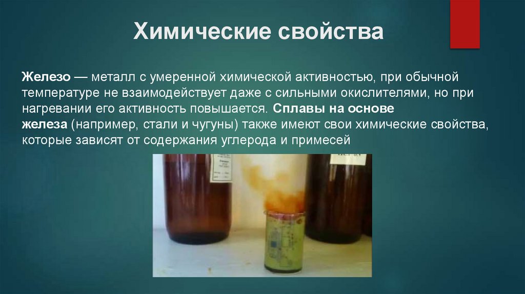 Химические свойства