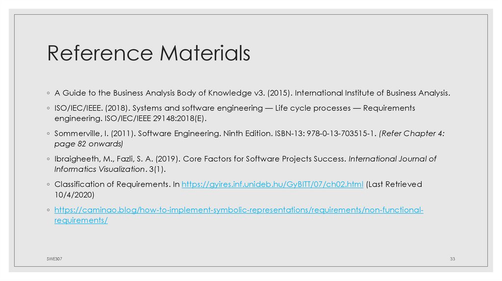 Reference Materials