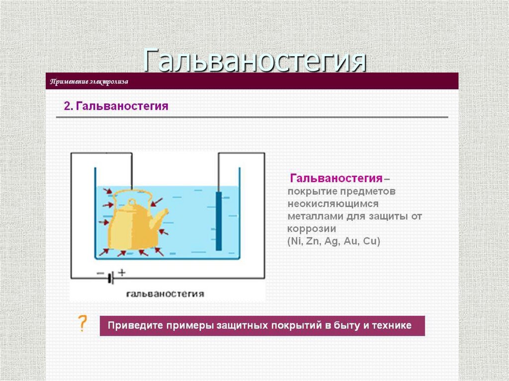 Гальваностегия