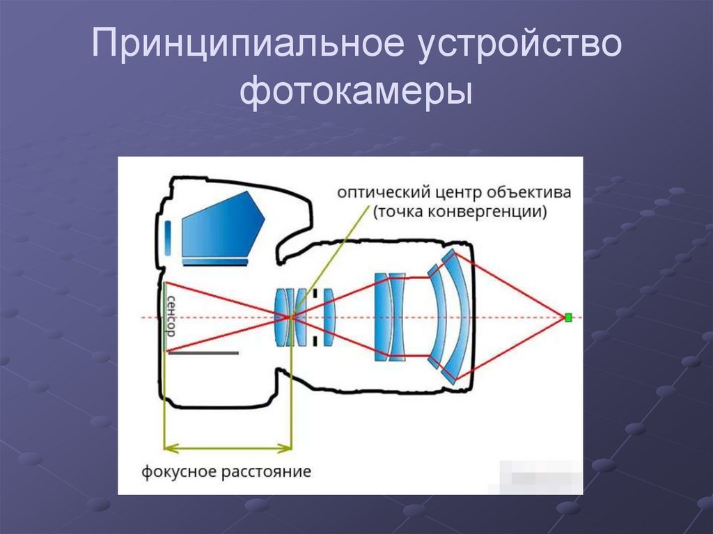 Принципиальное устройство фотокамеры