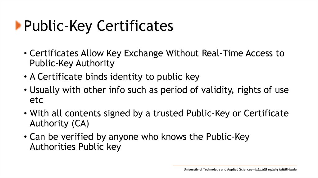 Public-Key Certificates