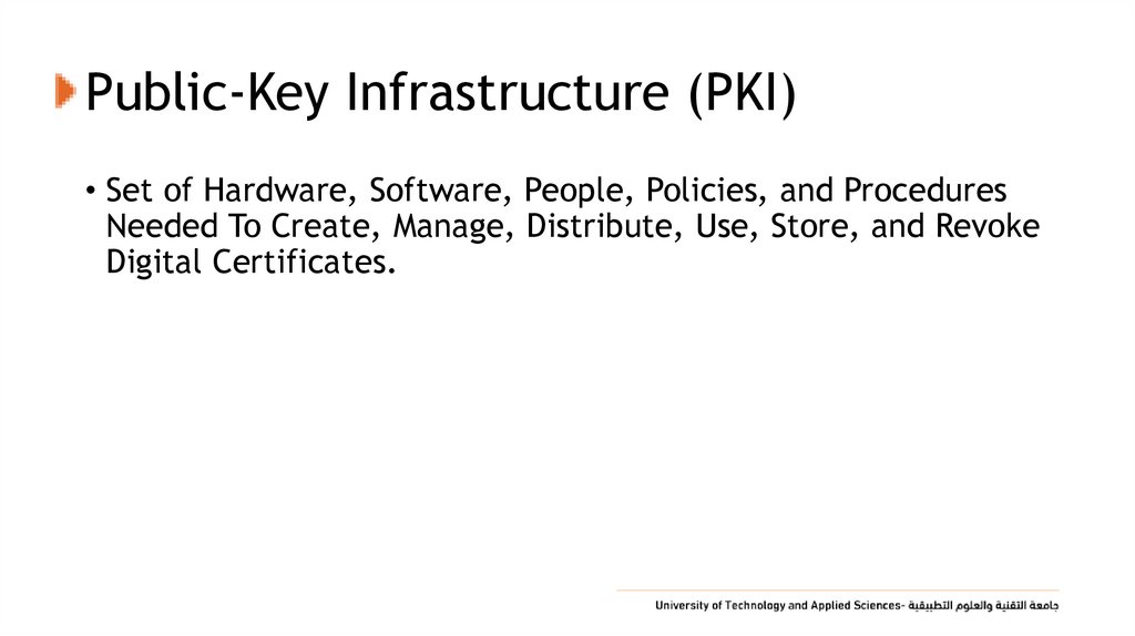 Public-Key Infrastructure (PKI)