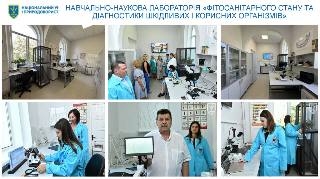 НАВЧАЛЬНО-НАУКОВА ЛАБОРАТОРІЯ «Фітосанітарного стану та діагностики шкідливих і корисних організмів»