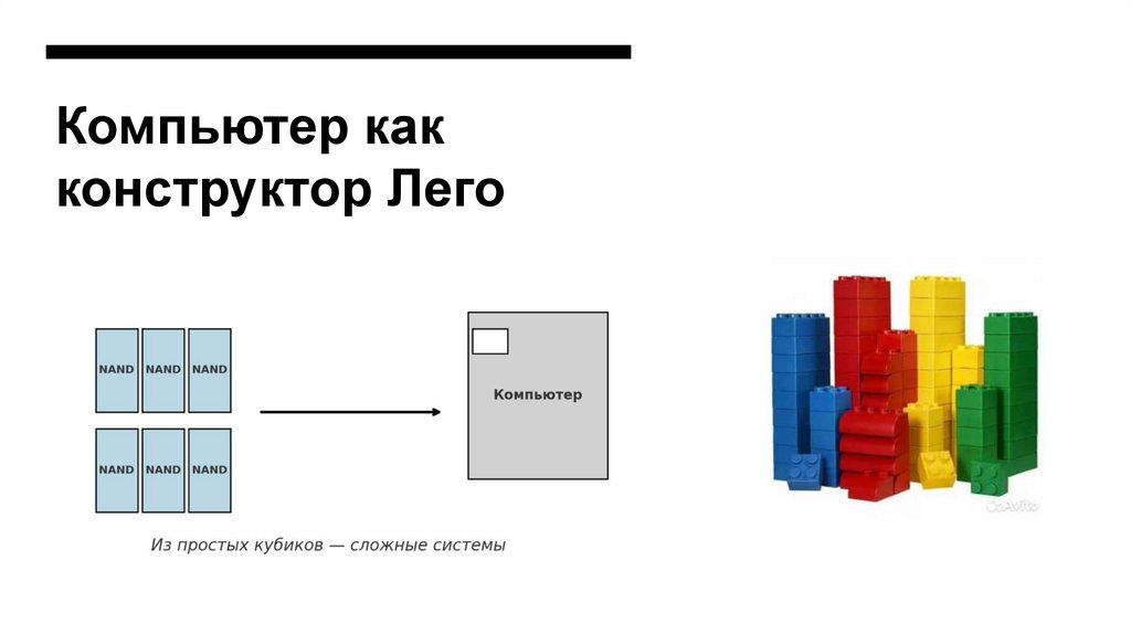 Компьютер как конструктор Лего