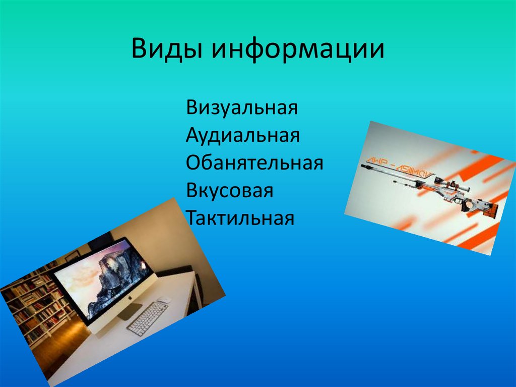 Виды информации
