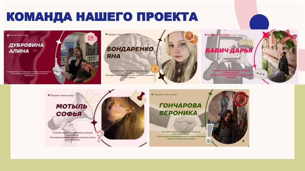 Команда нашего проекта