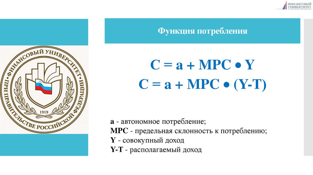 Функция потребления